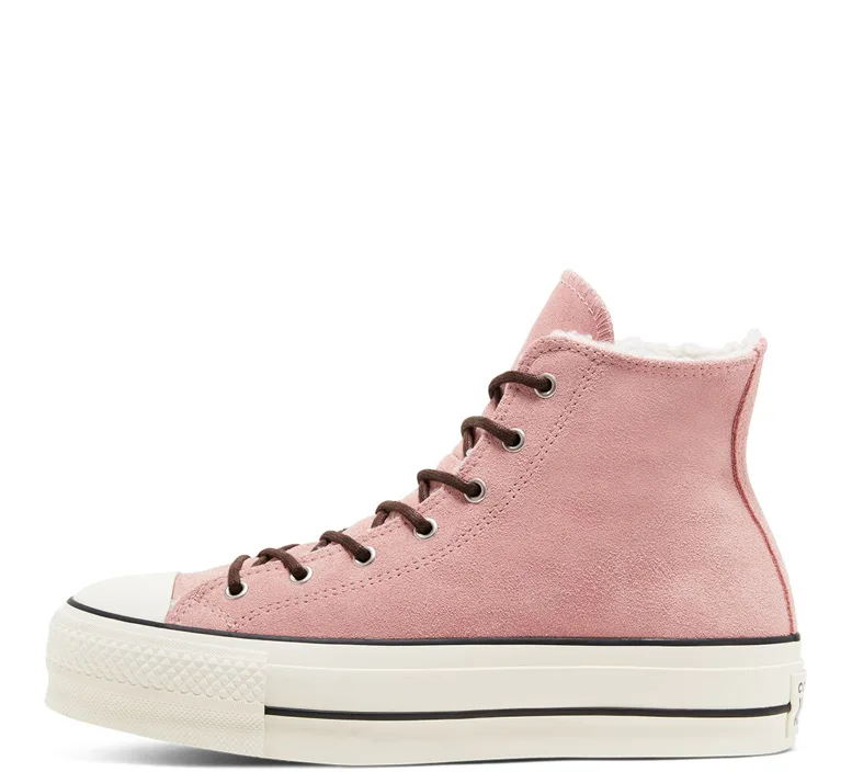 Womens Sherpa Chuck Taylor All Star  Platform High Top